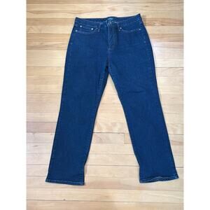 Polo Ralph Lauren Size 18 Premier Straight Curvy Dark Wash Mid Rise Jeans